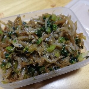 使い切り！大根の葉の胡麻じゃこ炒め